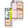 グランドヒルズ桔梗が丘２号棟 3LDKの間取り