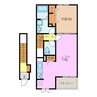 ＮＫＢアーバンパレス 1LDKの間取り