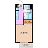 エクセルハイムＣ 1Kの間取り