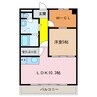 グリーンパレス瀬古口 1LDKの間取り