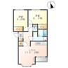 ル・モンテ 2LDKの間取り