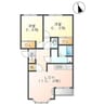 ル・モンテ 2LDKの間取り
