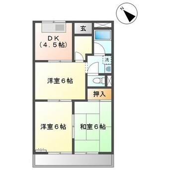 間取図 エルシャトー鴻之台