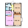 House Of Azalea 2LDKの間取り