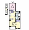 グラン　ヒル　山荘 1LDKの間取り