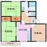 フレグランス鴻之台 3DKの間取り