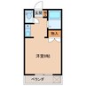 ソレイユ発春 1Kの間取り