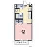 Ｓｕｒｐｌｕｓ鴻之台Ａ棟 1Kの間取り