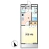 ヴィヴァーチェ 1Kの間取り