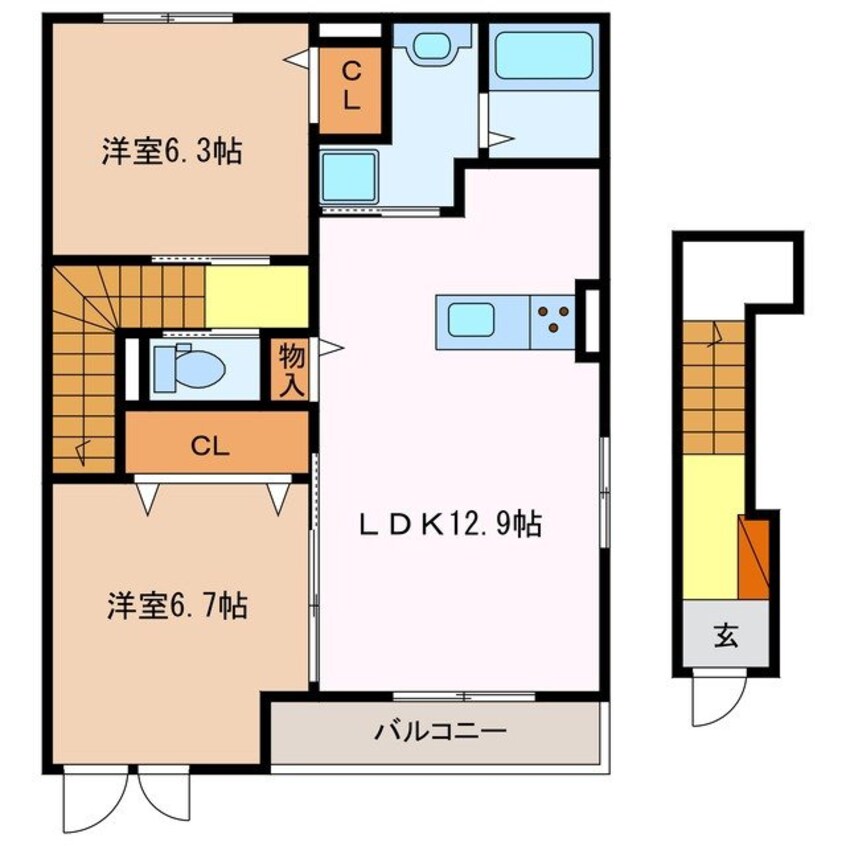 間取図 ファミールＢ