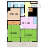 エムテック名張　２番館 3DKの間取り