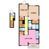 グランステージＡ 2LDKの間取り