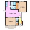 グランズ　２１　Ａ 2LDKの間取り