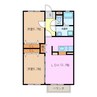 フラット立石C（青山羽根） 2LDKの間取り