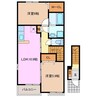 アーバンハイツ朝日町Ⅱ 2LDKの間取り