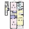 レジーナⅡ 2LDKの間取り