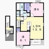 ダンデライオン青山Ｂ 2LDKの間取り