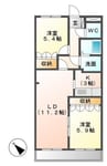 レジデンスｓｙｔ 2LDKの間取り