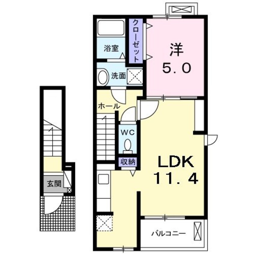 間取図 Ｍ・ウェイブⅡ