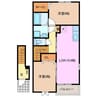レザン 2LDKの間取り