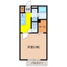 ウッズ　ヒル 1Kの間取り