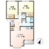 ル・モンテ 2LDKの間取り