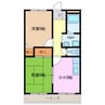 フラット立石Ａ 2DKの間取り