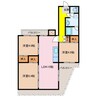 グランドヒルズ桔梗が丘７号棟 3LDKの間取り