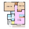 エトワール美旗Ⅱ 2LDKの間取り