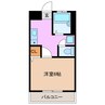 山崎マンション 1Kの間取り