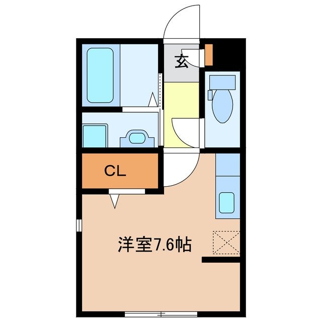 間取り図 ソシア　ヴィルヌーヴ　B