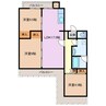 グランドヒルズ桔梗が丘1号棟 3LDKの間取り