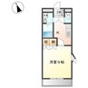 ヴィヴァーチェ 1Kの間取り