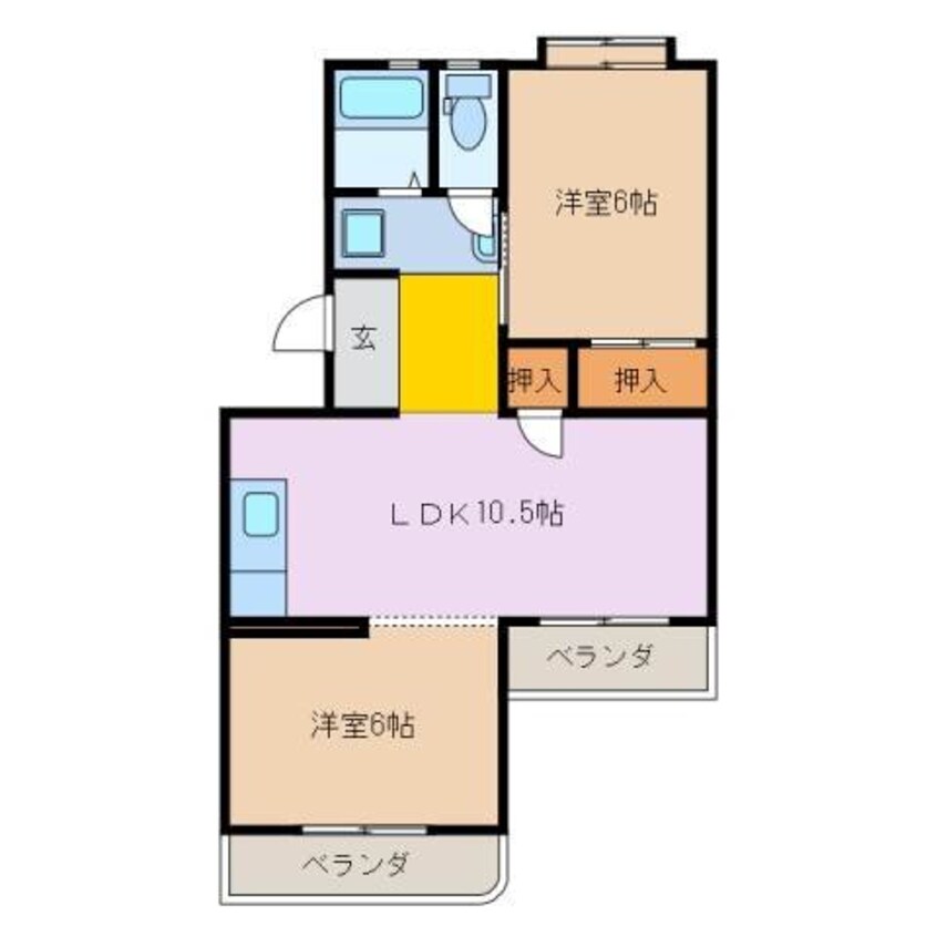 間取図 クボタハイツ