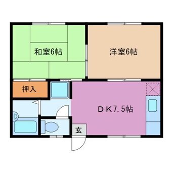 間取図 福嶋ハイツ