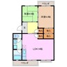 コーポ柳原 2LDKの間取り