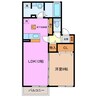 ウラノス桑名 1LDKの間取り