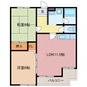 ルミエールヒルズ 2LDKの間取り