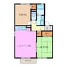フォレストハイツ 2LDKの間取り