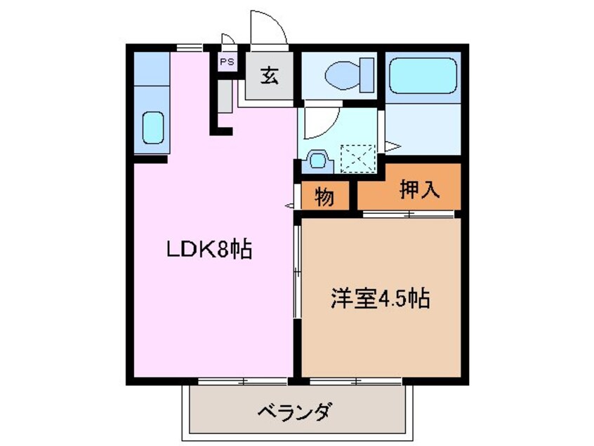 間取図 ビーライン九華