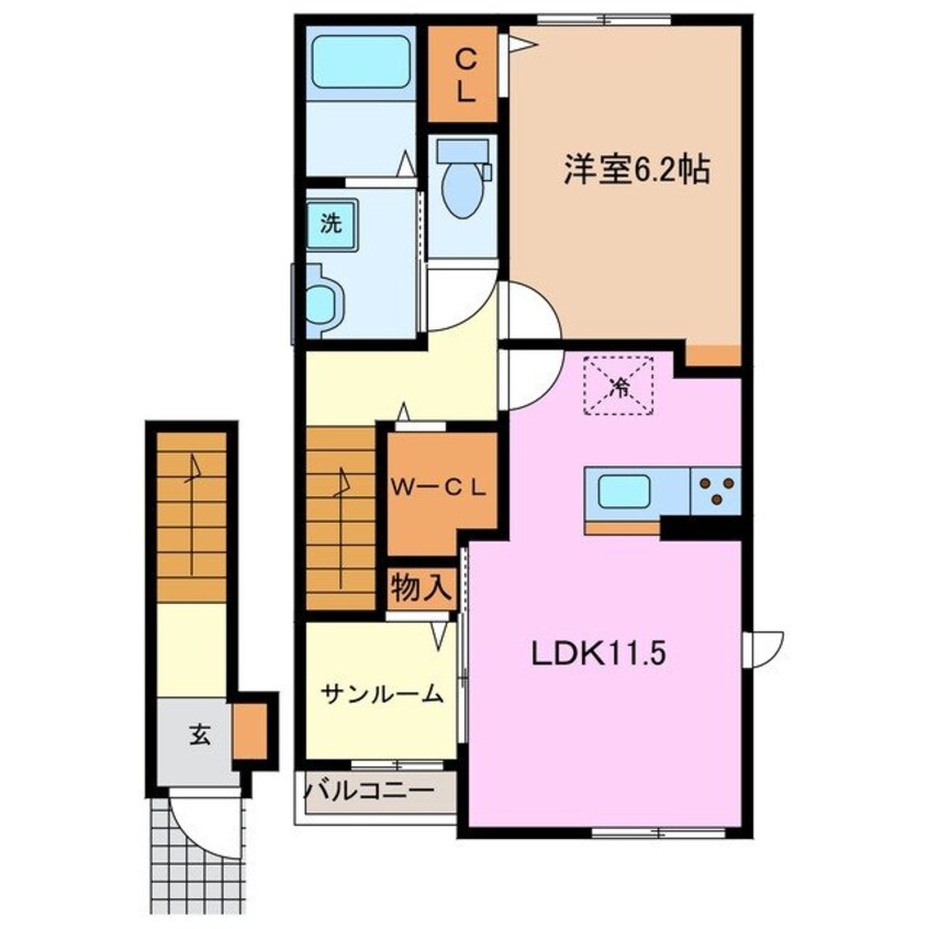 間取図 ヤパンサラゲヨ