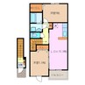 アンジェラⅡ 2LDKの間取り