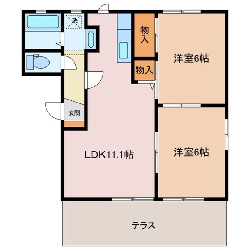 間取図 フォーレスクワトロ