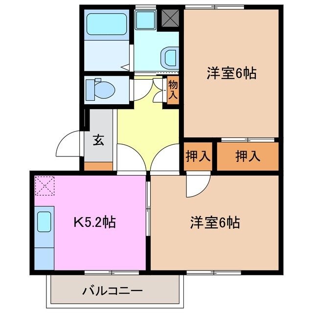 間取り図 ラ・フォーレ星見ヶ丘Ⅱ