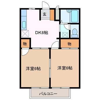 間取図 ドルフィン№１