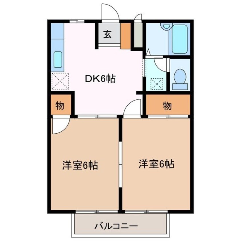 間取図 ドルフィン№１
