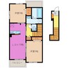 グレース・アンジュⅡ 2LDKの間取り