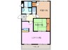エンタープライズ川越 2LDKの間取り