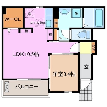 間取図 Ｍ・ブリッサ