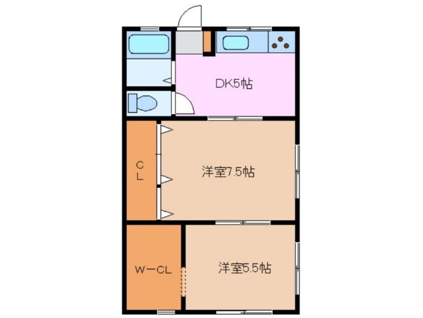 間取図 青葉コーポ